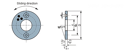 JDB OILLESS BROZNE WASHER