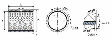 SF-2 POM based composite dry bushes